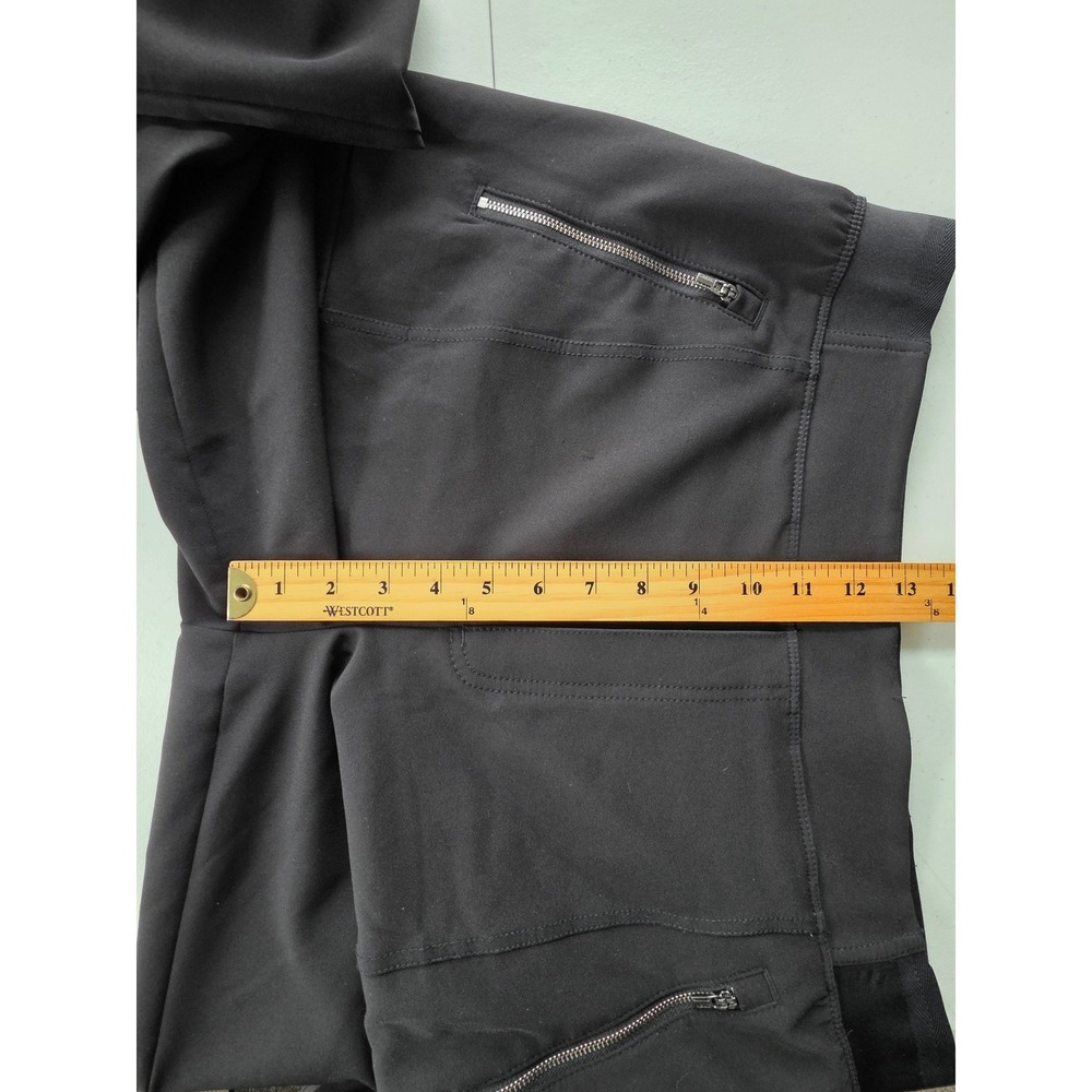 Athleta Endless Hi-Rise Cargo Pants Snap Cuff Zip Pockets 14 Utility Stretch - Picture 6 of 12